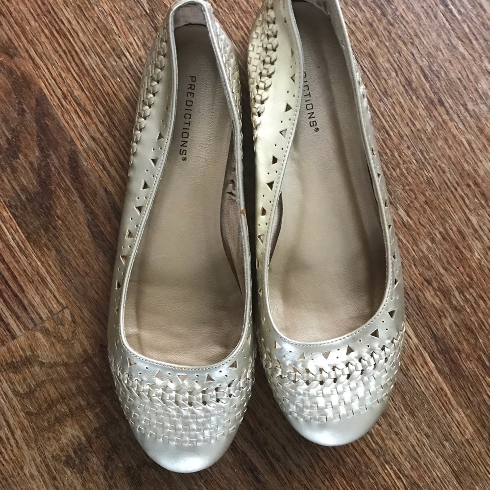 Gold Cutout Flats